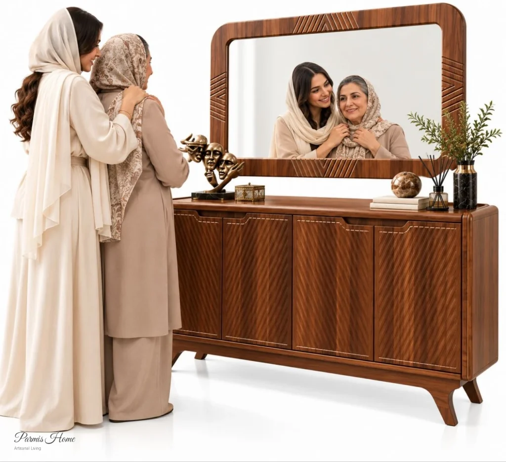 میز کنسول و آینه هیوا عکس 1